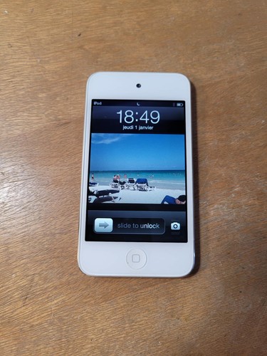 White apple ipod - apple, touch